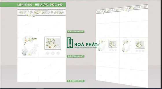 Gạch ốp tường 30x60 BD 0046 - 0047 - 0048