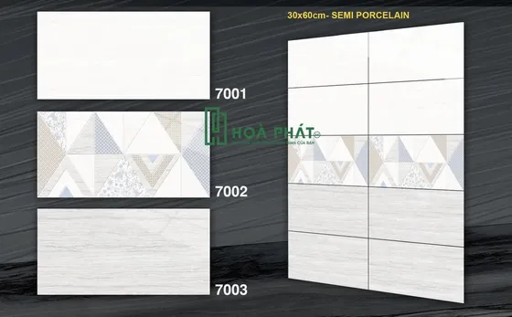 Gạch ốp tường 30x60 TS 7001 - 7002 - 7003