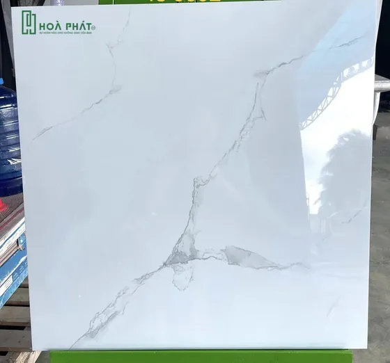 Gạch lát nền trắng vân khói  TL 6602