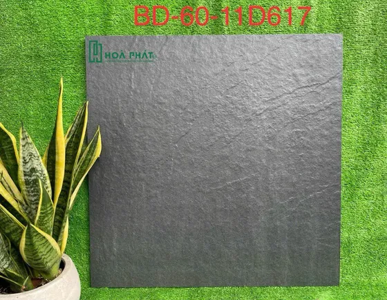 Gạch lát nền 60x60 đá nhám xám đậm Blue Dragon BD 11D617