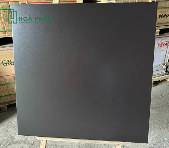 Gạch lát nền 80x80 đen mờ Super Black