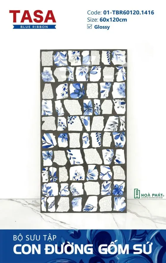 Gạch lát nền 60×120 1416 DECOR thanh hoa Glossy