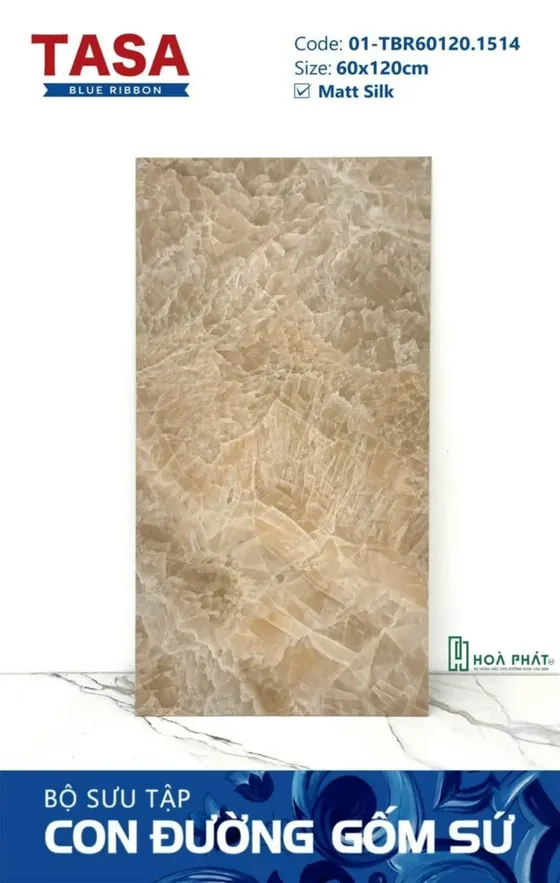 Gạch lát nền 60×120 1514 CRYSTAL vân đá Matt Silk