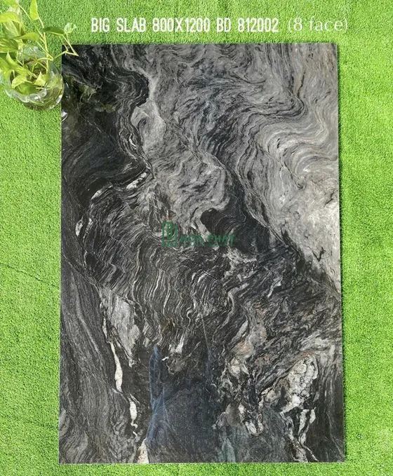 Gạch lát nền 80×120 812002 vân đá siêu bóng