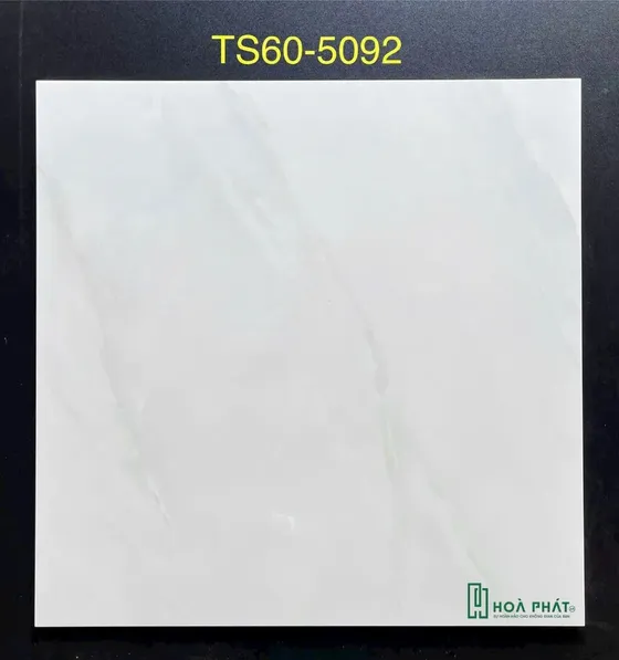Gạch lát nền 60×60 5092 trắng vân khói đá bóng