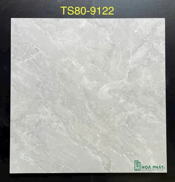 Gạch lát nền 80×80 9122 vân đá xám bóng