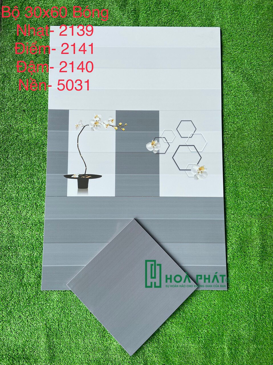 Gạch ốp tường 30x60 2139 - 2140 - 2141 - nền 5031 - Ảnh 2
