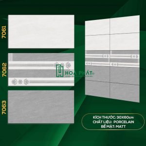 Gạch ốp tường 30x60 TS 7061 - 7062 - 7063
