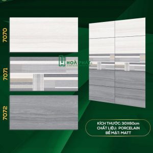 Gạch ốp tường 30x60 TS 7070 - 7071 - 7072