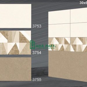 Gạch ốp tường matt mờ 30x60 TS 3753 - 3754 - 3755