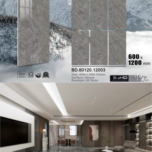 Gạch lát nền 60x120 vân đá xám BD 12003