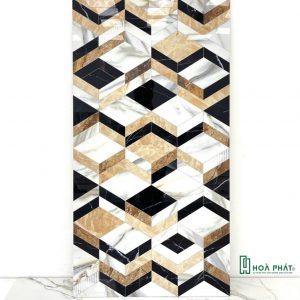 Gạch lát nền 60×120 1413 DECOR viên điểm Glossy