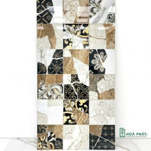 Gạch lát nền 60×120 1414 DECOR viên điểm Glossy