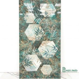Gạch lát nền 60×120 DECOR lá trúc GLOSSY TBR60120-1417