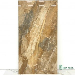 Gạch lát nền 60×120 1444 PHOENIX vân đá nâu vàng Glossy