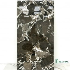 Gạch lát nền 60×120 1446 GRAND ANITIQUE vân đá nâu đậm Glossy