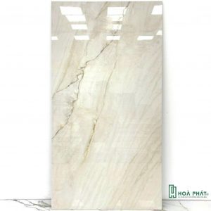 Gạch lát nền 60×120 1447 MONTBLANC vân vàng kem nhạt Glossy