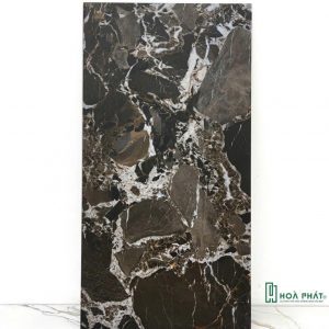 Gạch lát nền 60×120 1471 GRAND ANTIQUE vân đá nâu đậm Matt Crystal