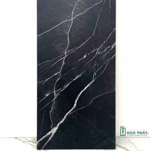 Gạch lát nền 60×120 1510 đen vân chớp trắng CALACATTA BLACK Matt Silk