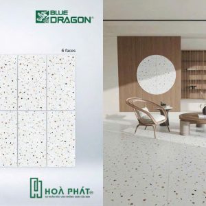 Gạch lát nền 60×120 1726 terrazzo đá mờ mịn matt silk