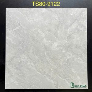 Gạch lát nền 80×80 9122 vân đá xám bóng